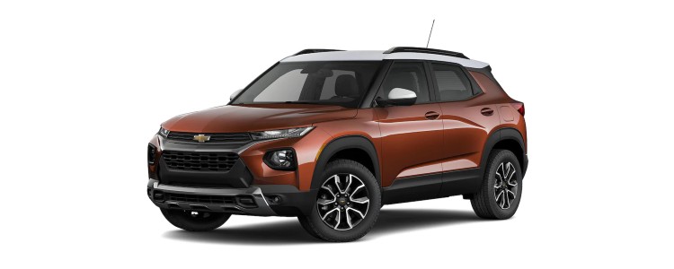 2021 Chevrolet Trailblazer Dark Copper Metallic/Summit White