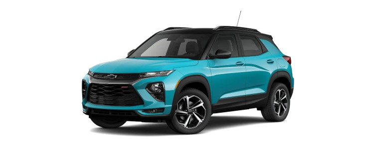 2021 Chevrolet Trailblazer Oasis Blue/Mosaic Black Metallic