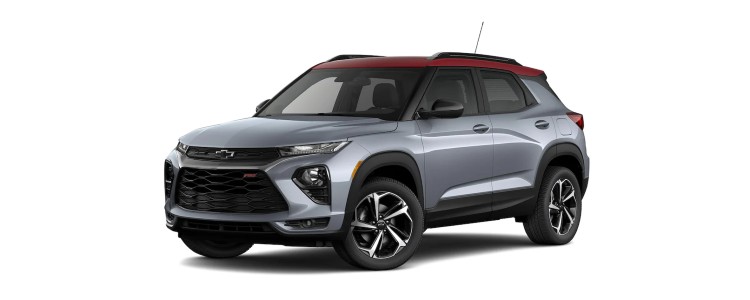 2021 Chevrolet Trailblazer Satin Steel Metallic/Scarlet Red Metallic