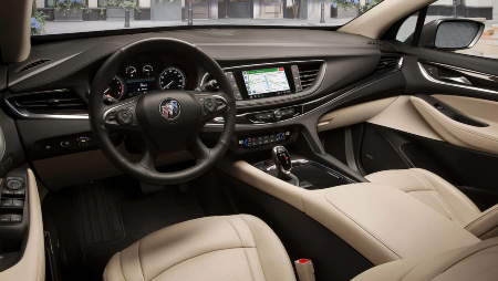 enclave steering wheel and dashboard