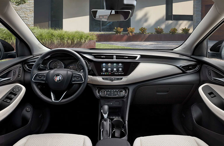 Front seat view of the 2021 Buick Encore