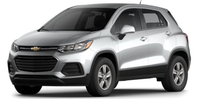 Side view of the 2021 Chevrolet Trax LS