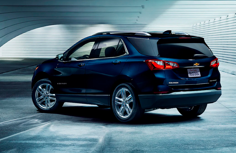 2021 Chevrolet Equinox parked inside a building