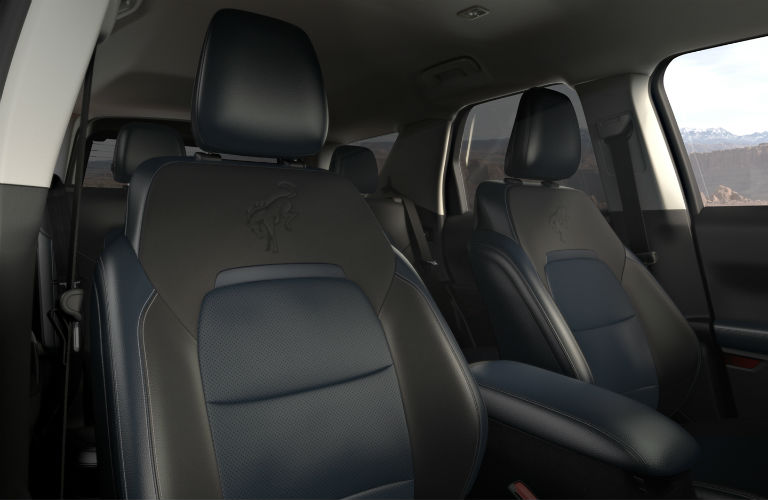 The seats of the 2021 Ford Bronco