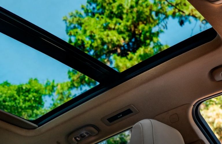 sunroof view of the 2022 Cadillac XT6