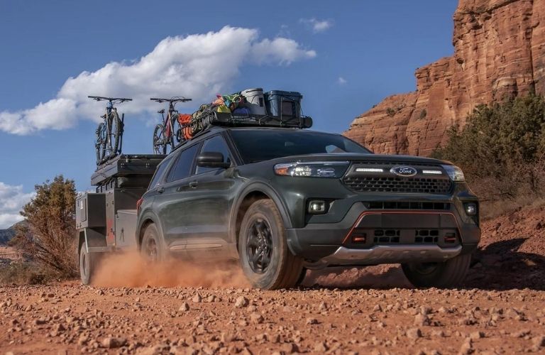 2022 Ford Explorer towing and off-roading