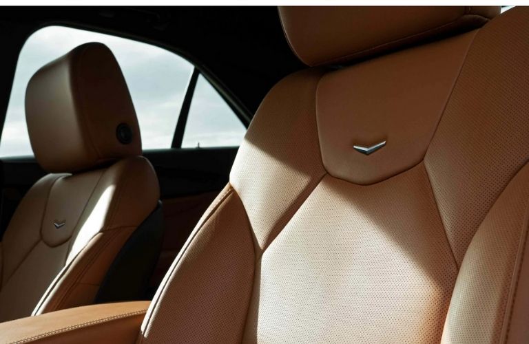 close up of the seats of the 2022 Cadillac CT4