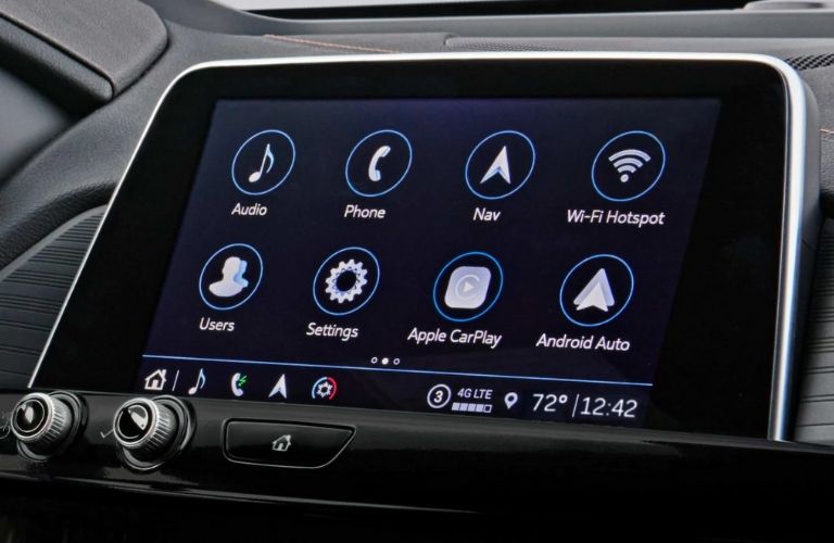 touchscreen display of the 2022 Cadillac CT4