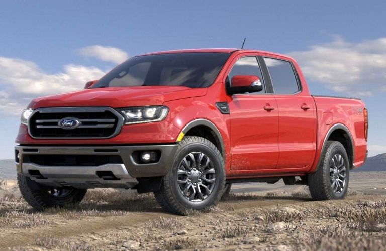 2022 Ford Ranger in Race Red