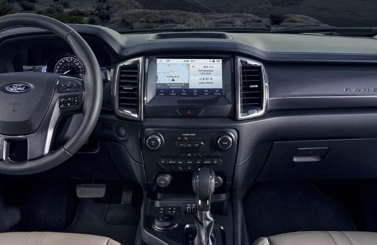 Dashboard of the 2022 Ford Ranger