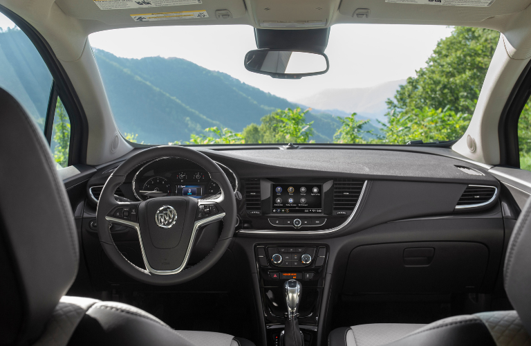 2022 Buick Encore steering wheel and interior 