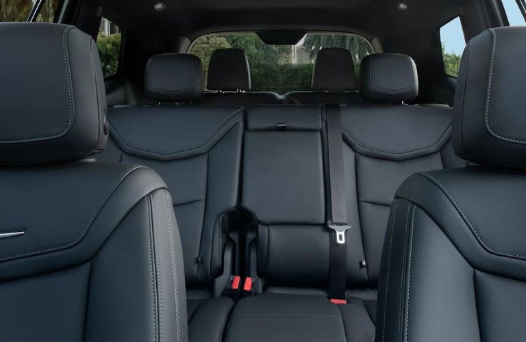 Rear seats view of the 2022 Cadillac XT6