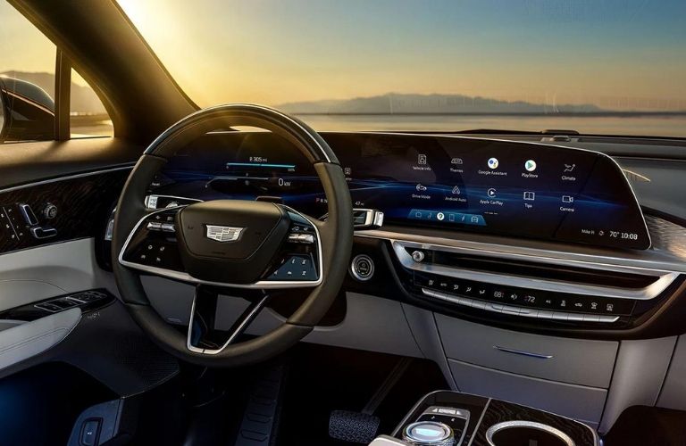 2023 Cadillac LYRIQ steering and dashboard