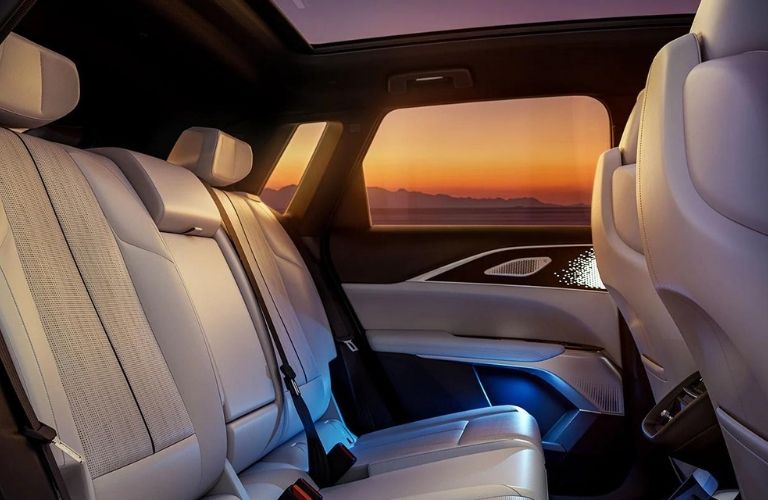 2023 Cadillac LYRIQ rear seats