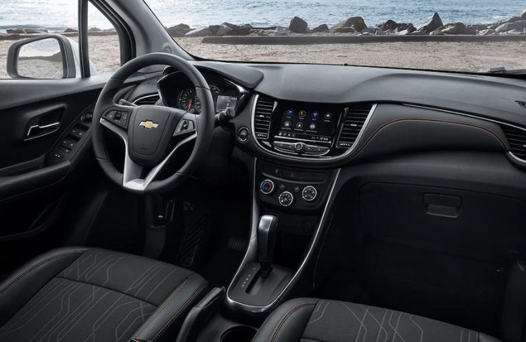 Cockpit view of the 2022 Chevrolet Trax