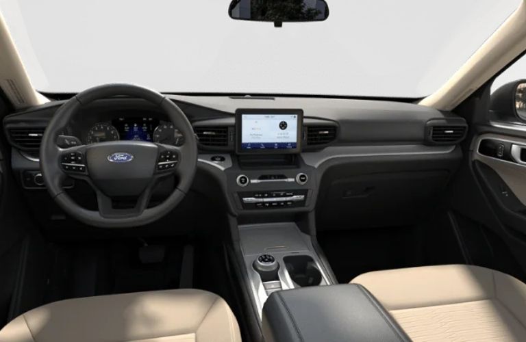 Dashboard of the 2022 Ford Explorer