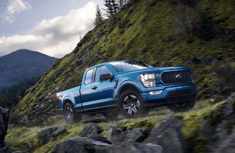 Ford F-150 Moving Uphill