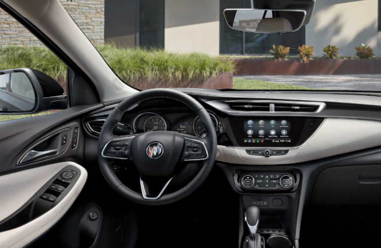 2023 Buick Encore GX steering wheel and interior 
