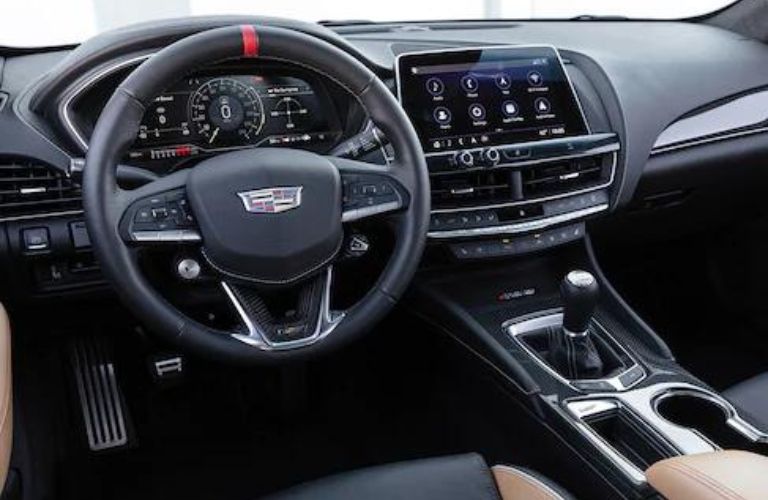 Cockpit view of the 2023 Cadillac CT5-V