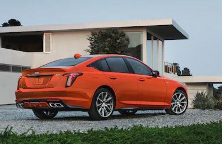 Rear view of the 2023 Cadillac CT5-V