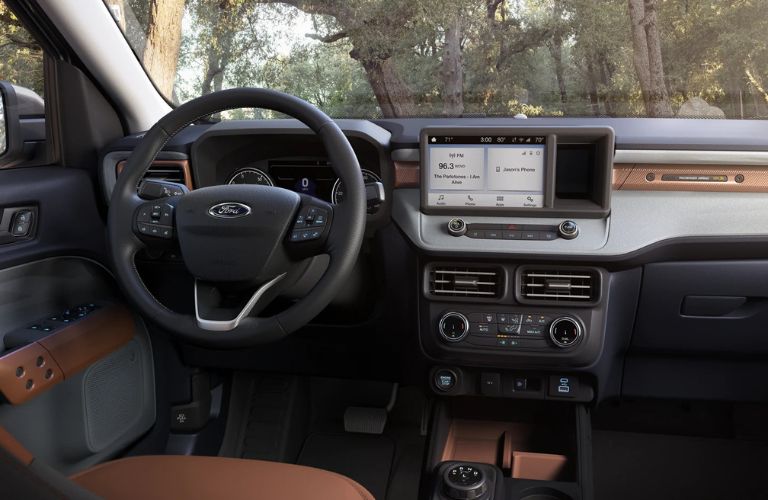 2023 Ford Maverick steering and dashboard
