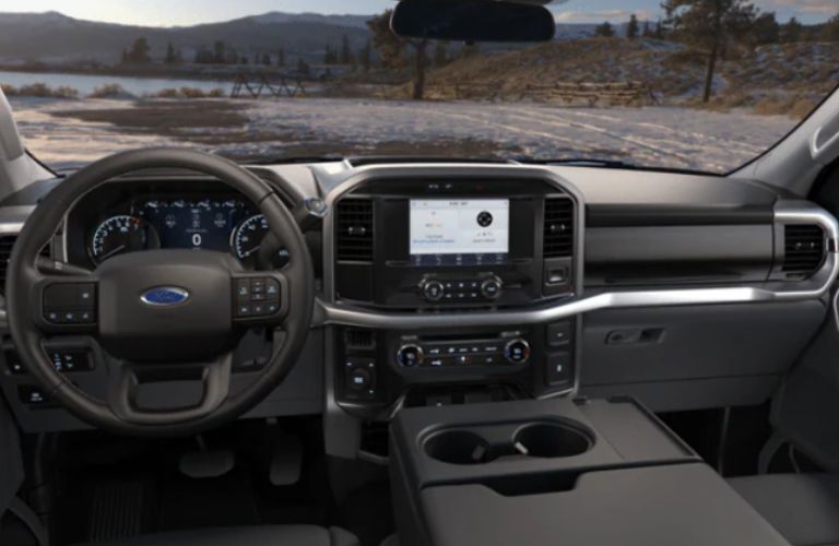 2023 Ford F-150 XLT cockpit view