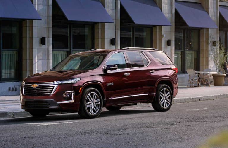 2023 Chevrolet Traverse parked on a smooth terrain 