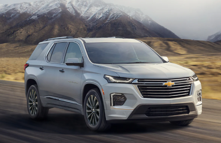 2023 Chevrolet Traverse on road 