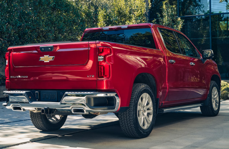 2023 Chevrolet Silverado back view