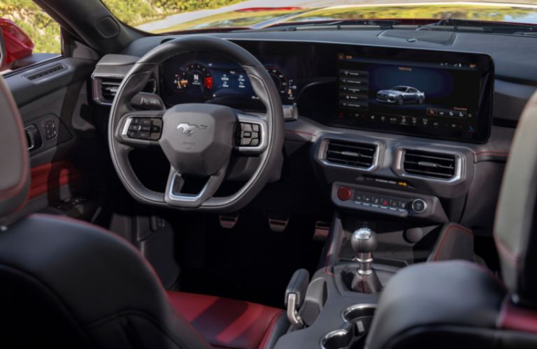 Interior of the 2024 Ford Mustang