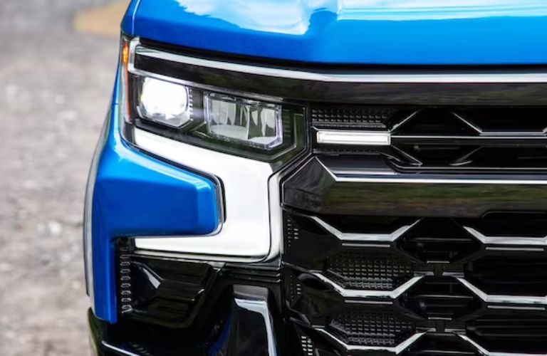 The Intellibeam Headlamp of the 2023 Silverado