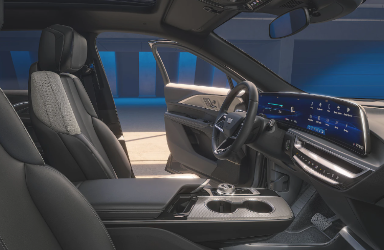 2024 Cadillac LYRIQ steering wheel and dashboard 