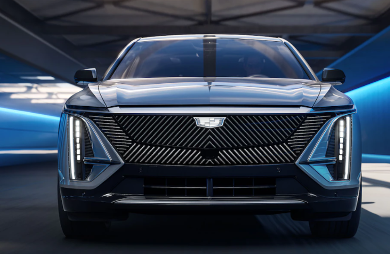 frontview of the 2024 Cadillac Lyriq