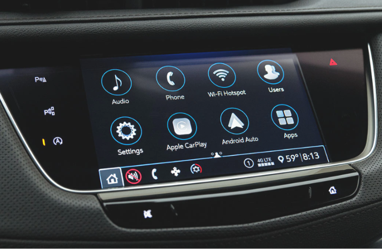 2024 Cadillac XT5 infotainment screen 