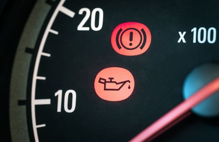 oil change dashboard warning light