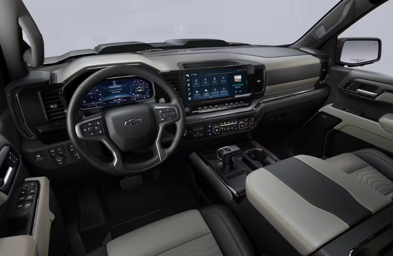 2025 Chevrolet Silverado interior front dash
