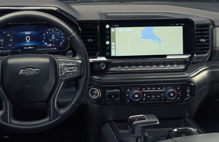 2026 Chevrolet Silverado interior front dash